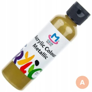 Farba akrylowa metaliczna złota 150 ml do modeli i plastyki — zdjęcie 1